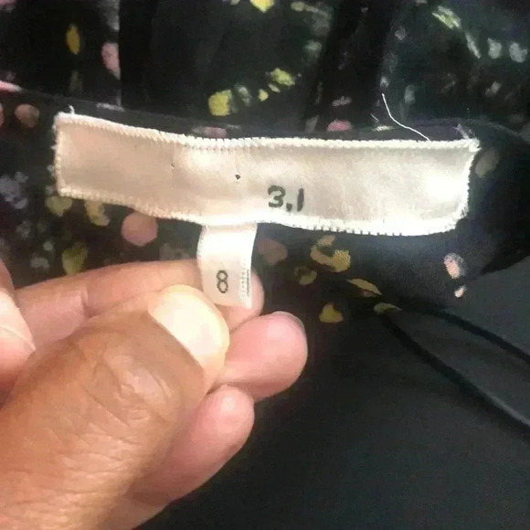 3:1 Phillip Lim Polka Dot Racerback Top Size 8 - Picture 6 of 8